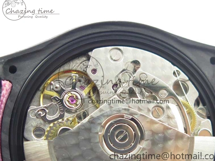 Green Dial Daytona Edition Carbon Strap WWF A7750 Best Black Nylon Green On V2 DIW 1103